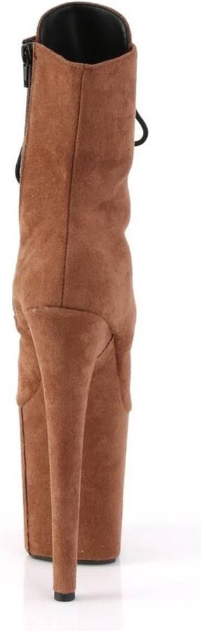 Pleaser Plateau Laarzen Paaldans schoenen 36 Shoes FLAMINGO 1020FS Bruin - Foto 4