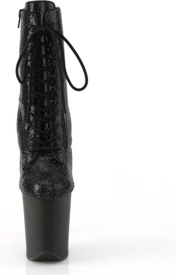 Pleaser FLAMINGO-1020RS Plateau Laarzen Paaldans schoenen 45 Shoes Zwart - Foto 4