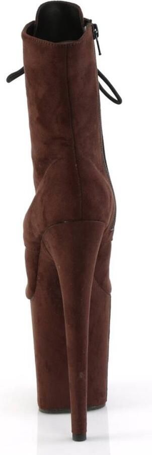 Pleaser FLAMINGO-1021FS Plateau Laarzen Paaldans schoenen 35 Shoes Bruin - Foto 4