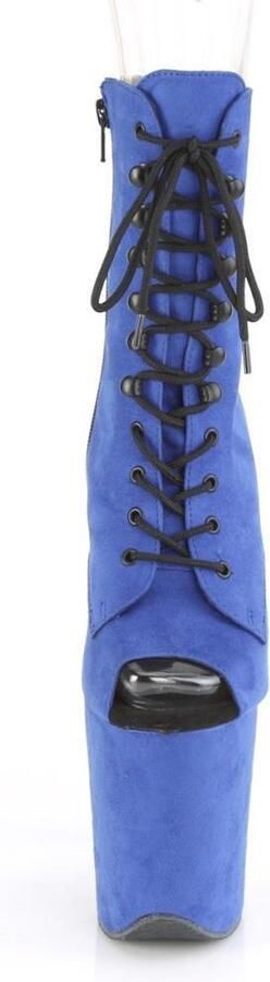 Pleaser Plateau Laarzen Paaldans schoenen 38 Shoes FLAMINGO 1021FS Paaldans schoenen Blauw - Foto 2