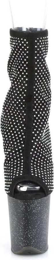 Pleaser Plateau Laarzen Paaldans schoenen 42 Shoes FLAMINGO 1031GM Zwart - Foto 3