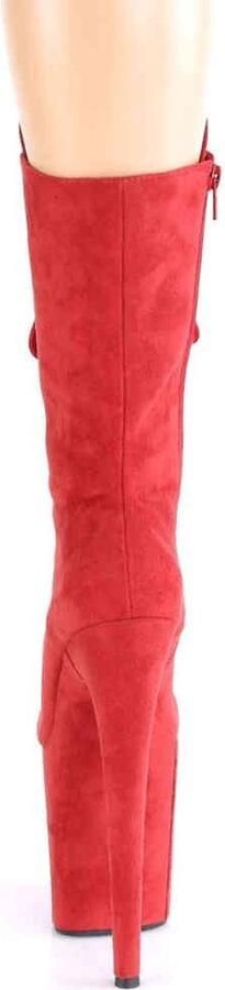 Pleaser Plateau Laarzen Paaldans schoenen 40 Shoes FLAMINGO 1050FS Paaldans schoenen Rood - Foto 4
