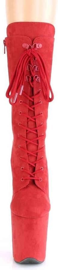 Pleaser Plateau Laarzen Paaldans schoenen 40 Shoes FLAMINGO 1050FS Paaldans schoenen Rood - Foto 5