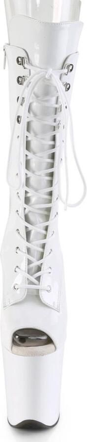 Pleaser Plateau Laarzen 38 Shoes FLAMINGO 1051 Paaldans schoenen Wit - Foto 2