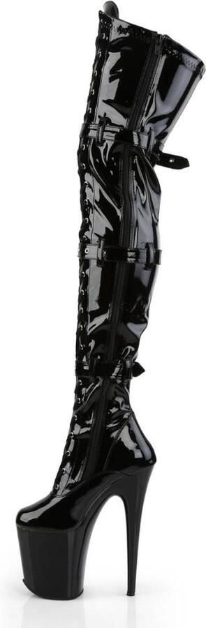 Pleaser FLAMINGO-3028 Plateau Overknee Laarzen 38 Shoes Roze