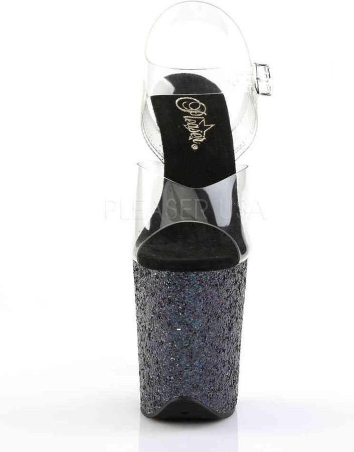 Pleaser Sandaal met enkelband Paaldans schoenen 40 Shoes FLAMINGO 808LG Paaldans schoenen Zwart Multicolours - Foto 2