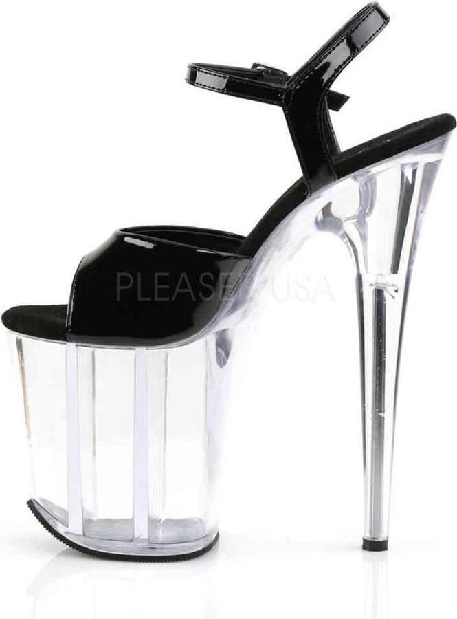 Pleaser Sandaal met enkelband Paaldans schoenen 36 Shoes FLAMINGO 809 Paaldans schoenen Zwart