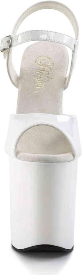Pleaser Sandaal met enkelband Paaldans schoenen 42 Shoes FLAMINGO 809 Paaldans schoenen Wit - Foto 4