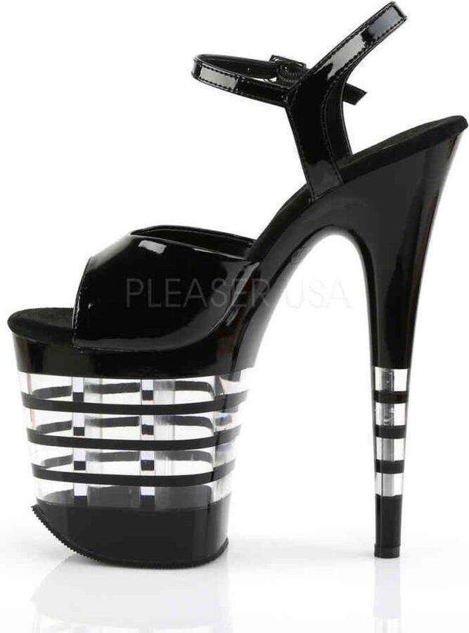 Pleaser shoes Pleaser FLAMINGO-809LN Sandaal met enkelband Paaldans schoenen Paaldans schoenen 40 Shoes Zwart - Foto 2