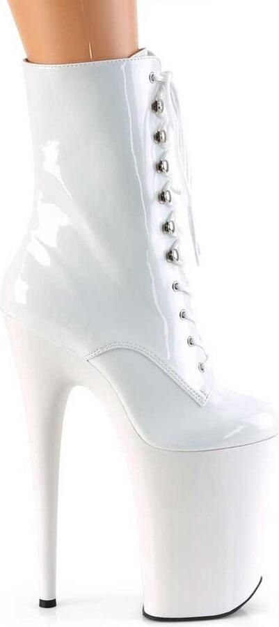 Pleaser Plateau Laarzen Paaldans schoenen 39 Shoes INFINITY 1020 Paaldans schoenen Wit