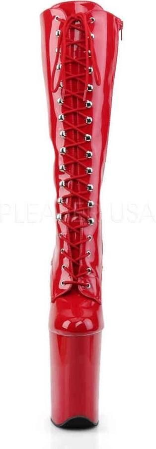 Pleaser Plateau Laarzen 37 Shoes INFINITY 2020 Paaldans schoenen Rood - Foto 3