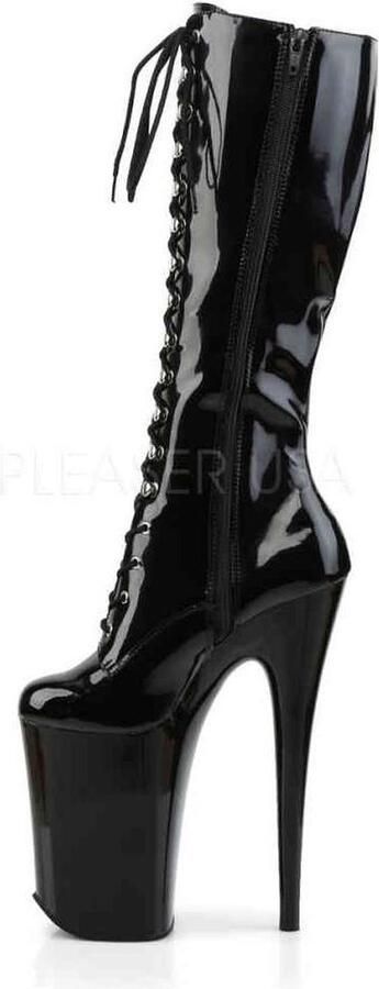 Pleaser Plateau Laarzen 37 Shoes INFINITY 2020 Paaldans schoenen Zwart