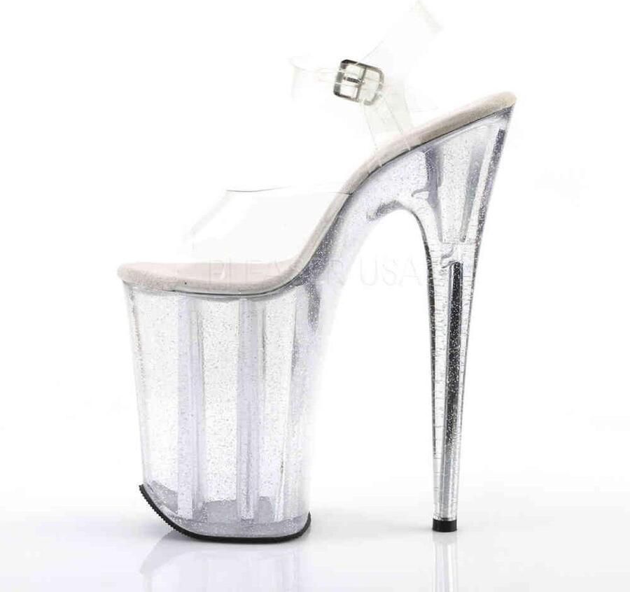 Pleaser INFINITY-908MG Sandaal met enkelband Paaldans schoenen Paaldans schoenen 36 Shoes Transparant - Foto 2