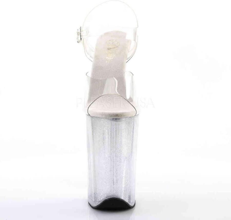 Pleaser INFINITY-908MG Sandaal met enkelband Paaldans schoenen Paaldans schoenen 36 Shoes Transparant