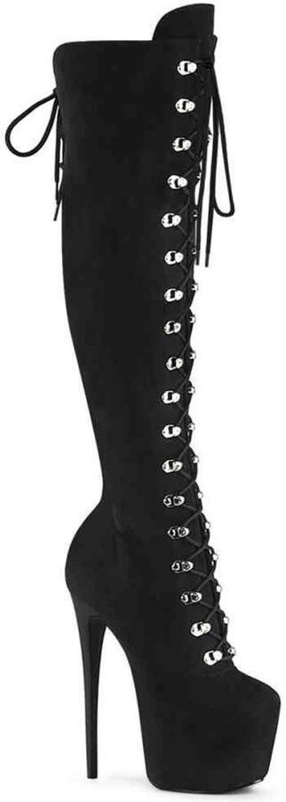 Pleaser JUBILANT-3012FS Plateau overknee Laarzen 42 Shoes Zwart