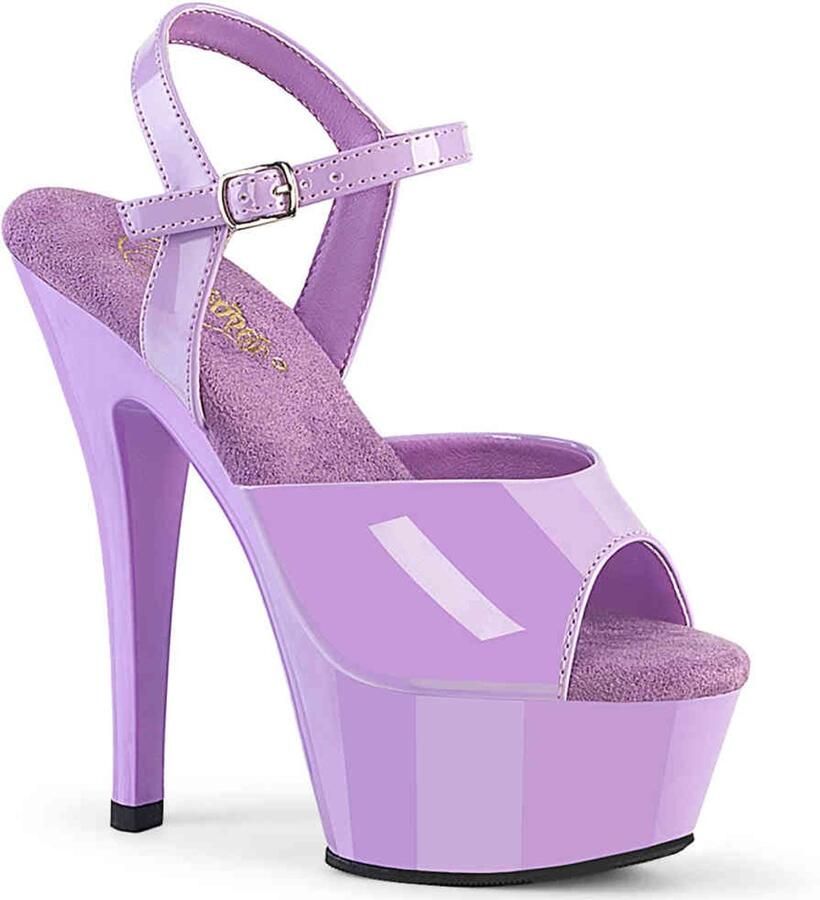 Pleaser KISS-209 Sandaal met enkelband 37 Shoes Paars
