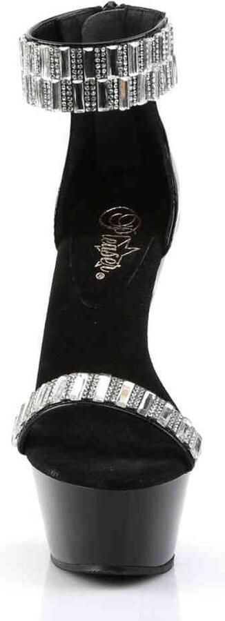 Pleaser Sandaal met enkelband Paaldans schoenen 36 Shoes KISS 269RS Paaldans schoenen Zwart - Foto 4