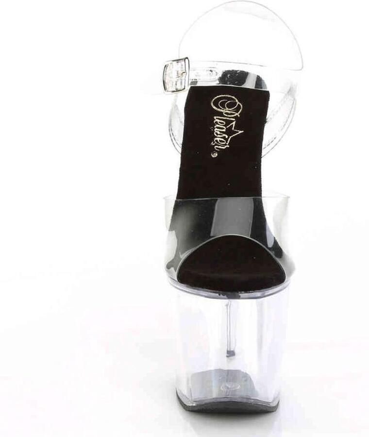 Pleaser Sandaal met enkelband Paaldans schoenen 37 Shoes RADIANT 708 Paaldans schoenen Transparant - Foto 3
