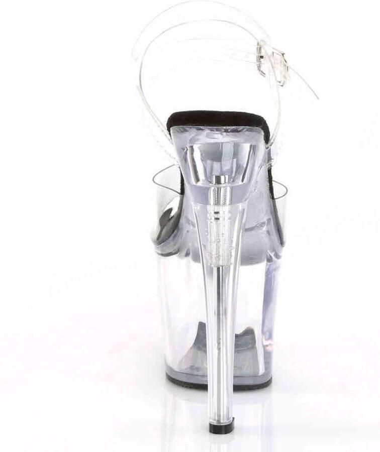 Pleaser Sandaal met enkelband Paaldans schoenen 37 Shoes RADIANT 708 Paaldans schoenen Transparant - Foto 4