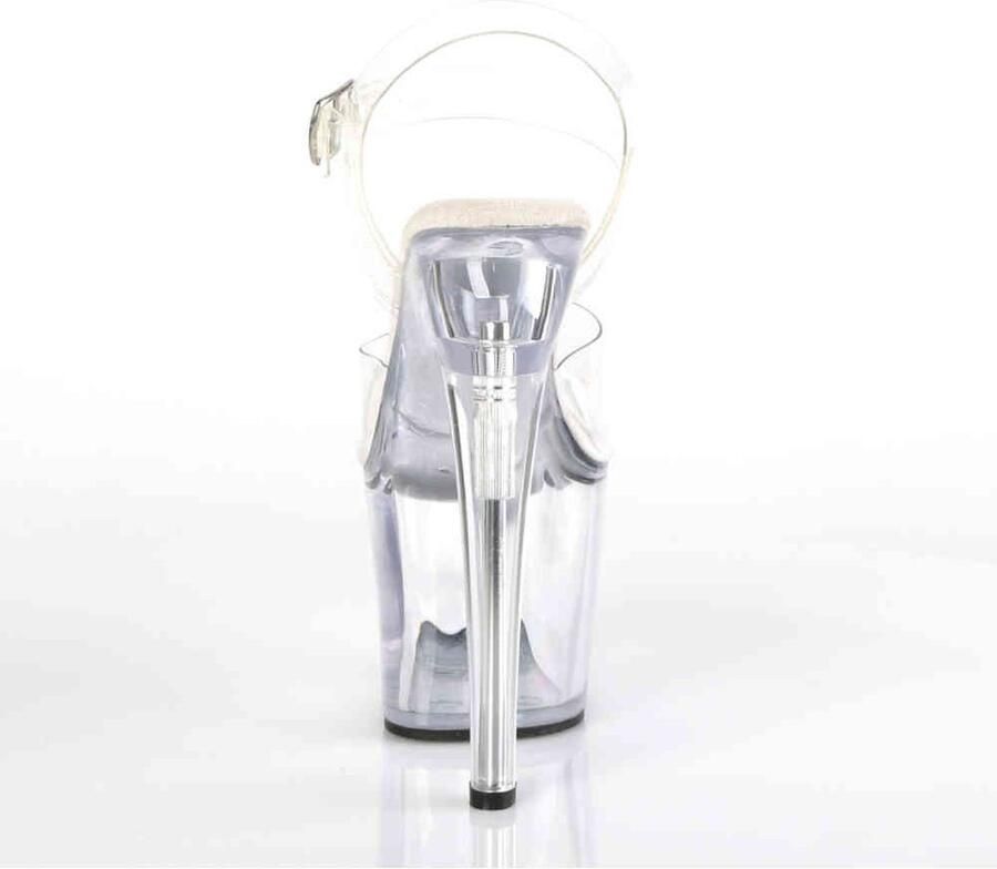 Pleaser Sandaal met enkelband Paaldans schoenen 36 Shoes RADIANT 708 Paaldans schoenen Wit - Foto 3