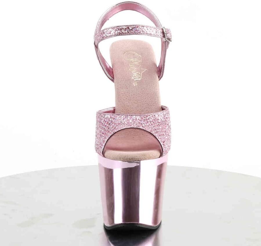 Pleaser Sandaal met enkelband Paaldans schoenen 40 Shoes REVOLVER 709G Paaldans schoenen Roze