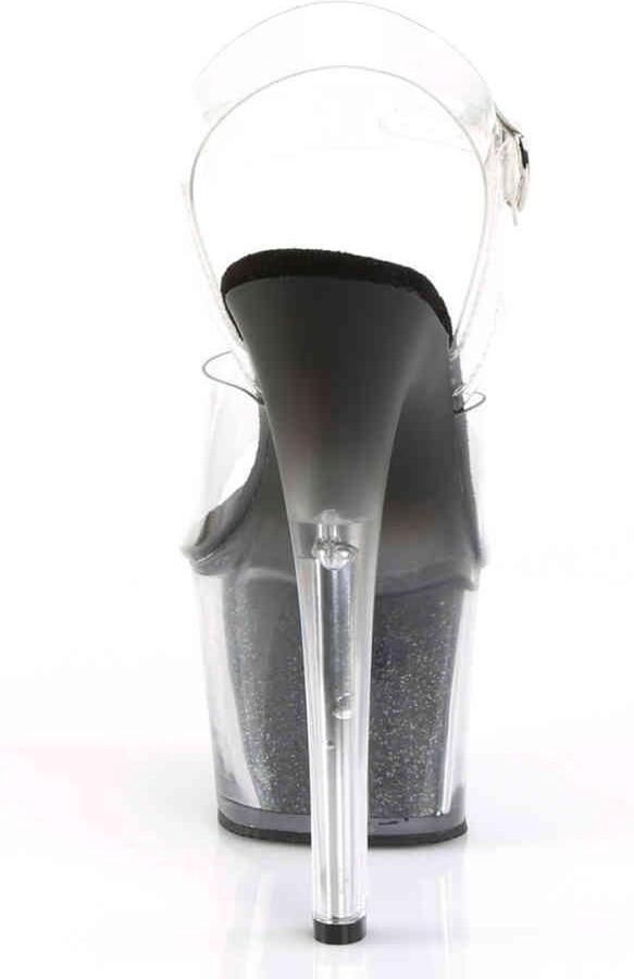 Pleaser Sandaal met enkelband Paaldans schoenen 38 Shoes SKY 308G Paaldans schoenen Zwart Transparant - Foto 7