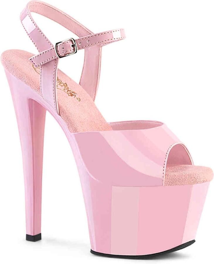 Pleaser SKY-309 Sandaal met enkelband 45 Shoes Roze Roze