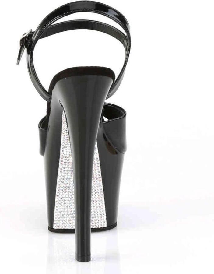 Pleaser SKY-309CRS Sandaal met enkelband Paaldans schoenen Paaldans schoenen 35 Shoes Zwart - Foto 4