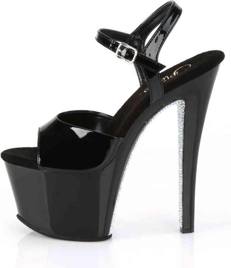 Pleaser SKY-309CRS Sandaal met enkelband Paaldans schoenen Paaldans schoenen 35 Shoes Zwart - Foto 3