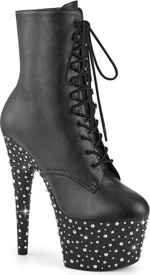 Pleaser STARDANCE-1020 Plateau Laarzen 36 Shoes Zwart