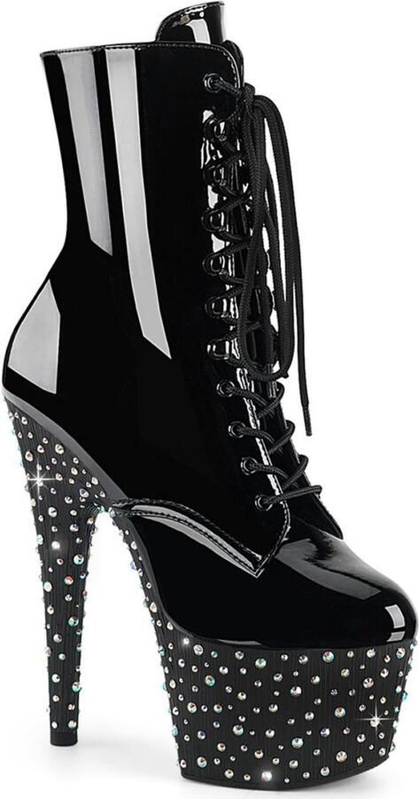 Pleaser STARDANCE-1020 Plateau Laarzen 41 Shoes Zwart