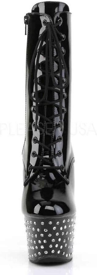 Pleaser STARDUST-1020-7 Plateau Laarzen Paaldans schoenen Paaldans schoenen 41 Shoes Zwart - Foto 2