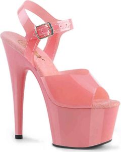 Pleaser Sandaal met enkelband 35 Shoes ADORE 708N Roze