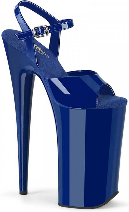 Pleaser Sandaal met enkelband Paaldans schoenen 36 Shoes BEYOND 009 Blauw