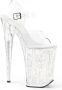 Pleaser INFINITY-908MG Sandaal met enkelband Paaldans schoenen Paaldans schoenen 36 Shoes Transparant - Thumbnail 1
