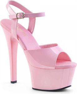Pleaser Sandaal met enkelband Paaldans schoenen 37 Shoes ASPIRE 609 Paaldans schoenen Roze