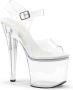 Pleaser Sandaal met enkelband Paaldans schoenen 42 Shoes RADIANT 708 Paaldans schoenen Wit - Thumbnail 2