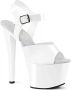 Pleaser Sandaal met enkelband Paaldans schoenen 41 Shoes SKY 308GF Paaldans schoenen Zilverkleurig Transparant - Thumbnail 1