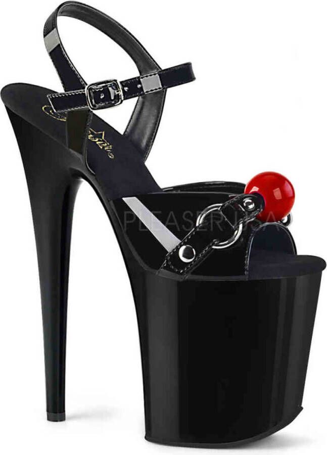 pleaser Sandaal met enkelband Paaldans schoenen 40 Shoes FLAMINGO 809GB Paaldans schoenen Zwart