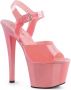 Pleaser Sandaal met enkelband Paaldans schoenen 40 Shoes SKY 308GF Paaldans schoenen Zwart Transparant - Thumbnail 1