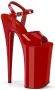 Pleaser Sandaal met enkelband Paaldans schoenen 40 Shoes BEYOND 009 Rood - Thumbnail 2