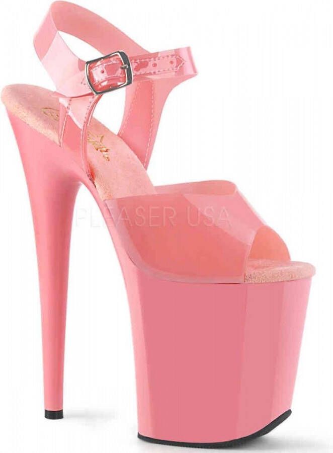 Pleaser Sandaal met enkelband Paaldans schoenen 41 Shoes FLAMINGO 808N Paaldans schoenen Roze