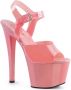 Pleaser Sandaal met enkelband Paaldans schoenen 40 Shoes SKY 308GF Paaldans schoenen Zwart Transparant - Thumbnail 2