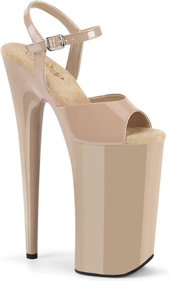 Pleaser Sandaal met enkelband Paaldans schoenen 40 Shoes BEYOND 009 Huidskleur