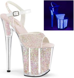 Pleaser Sandaal met enkelband Paaldans schoenen FLAMINGO-810UVG Paaldans schoenen