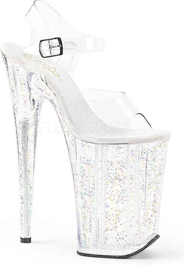Pleaser INFINITY-908MG Sandaal met enkelband Paaldans schoenen Paaldans schoenen 36 Shoes Transparant - Foto 3
