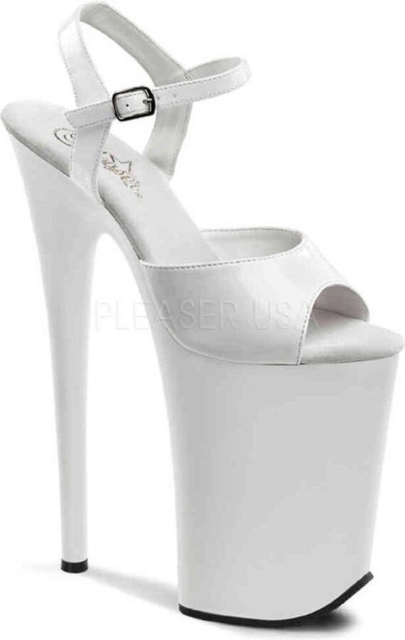 Pleaser Sandaal met enkelband Paaldans schoenen 36 Shoes INFINITY 909 Paaldans schoenen Wit - Foto 1