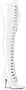 Pleaser SEDUCE-3024 Overknee laarzen 44 Shoes Wit - Thumbnail 1