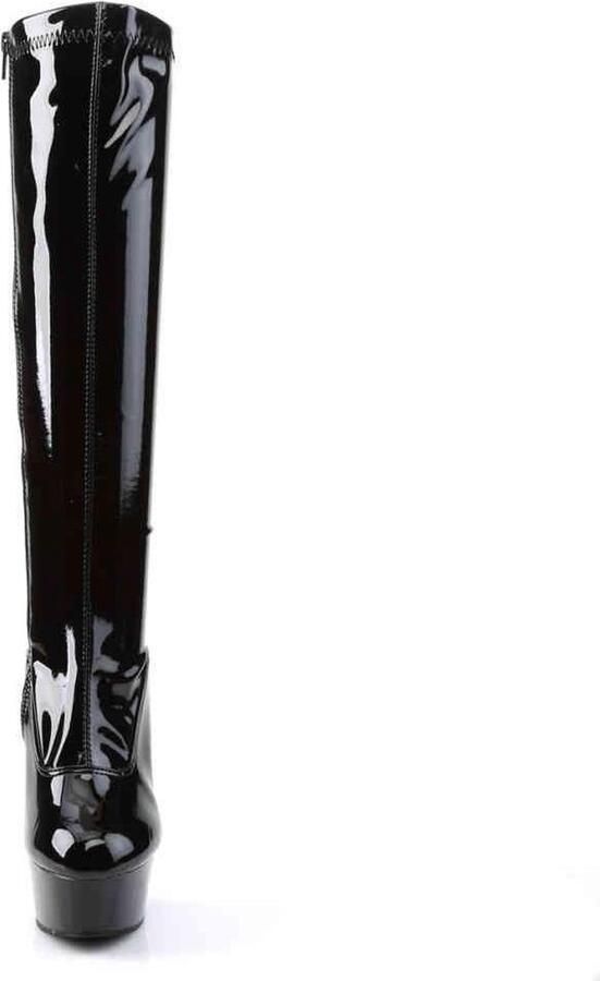 Pleaser shoes Pleaser DELIGHT-2000 Kniehoge laarzen 41 Shoes Zwart - Foto 3