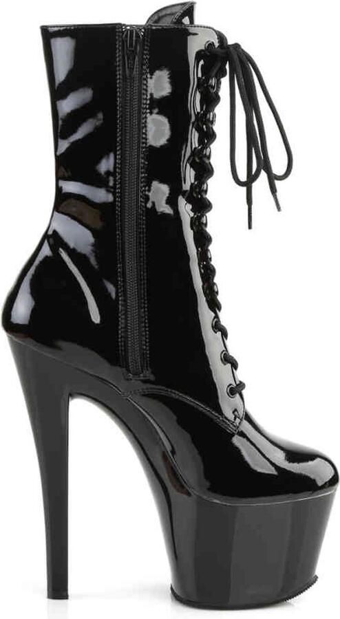 Pleaser shoes Pleaser SKY-1020 Plateau Laarzen Paaldans schoenen Paaldans schoenen 44 Shoes Zwart